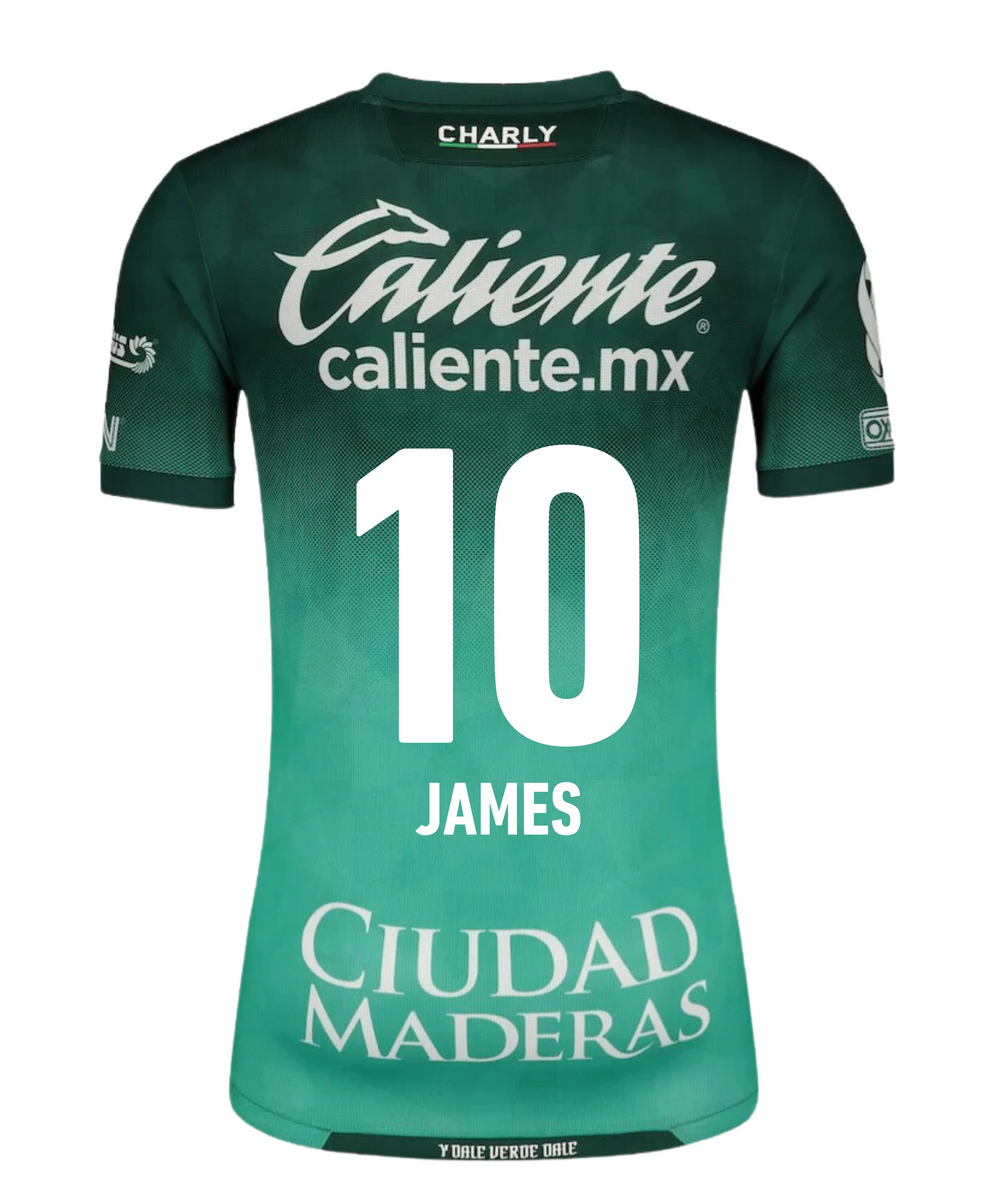 Club León Home Shirt 2022 + James Printing - Mexico Football Shirt
