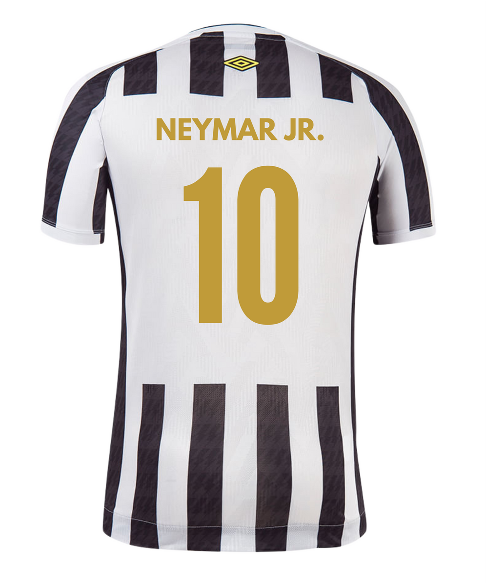 Santos Away Shirt 2022 + Neymar 10 Printing - Brazil
