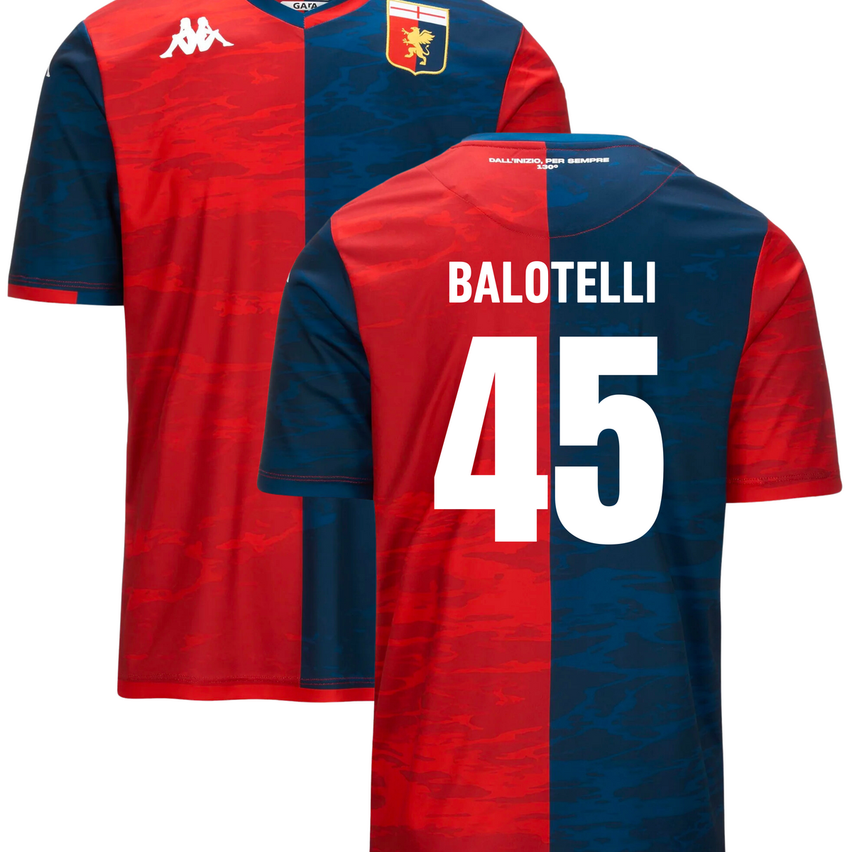 Flocage Balotelli 9, Maillot OM Domicile 2018/2019, Taille S, Blanc