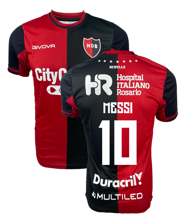 Newell s Old Boys Home Shirt 2024 Messi Printing Argentina Footbal