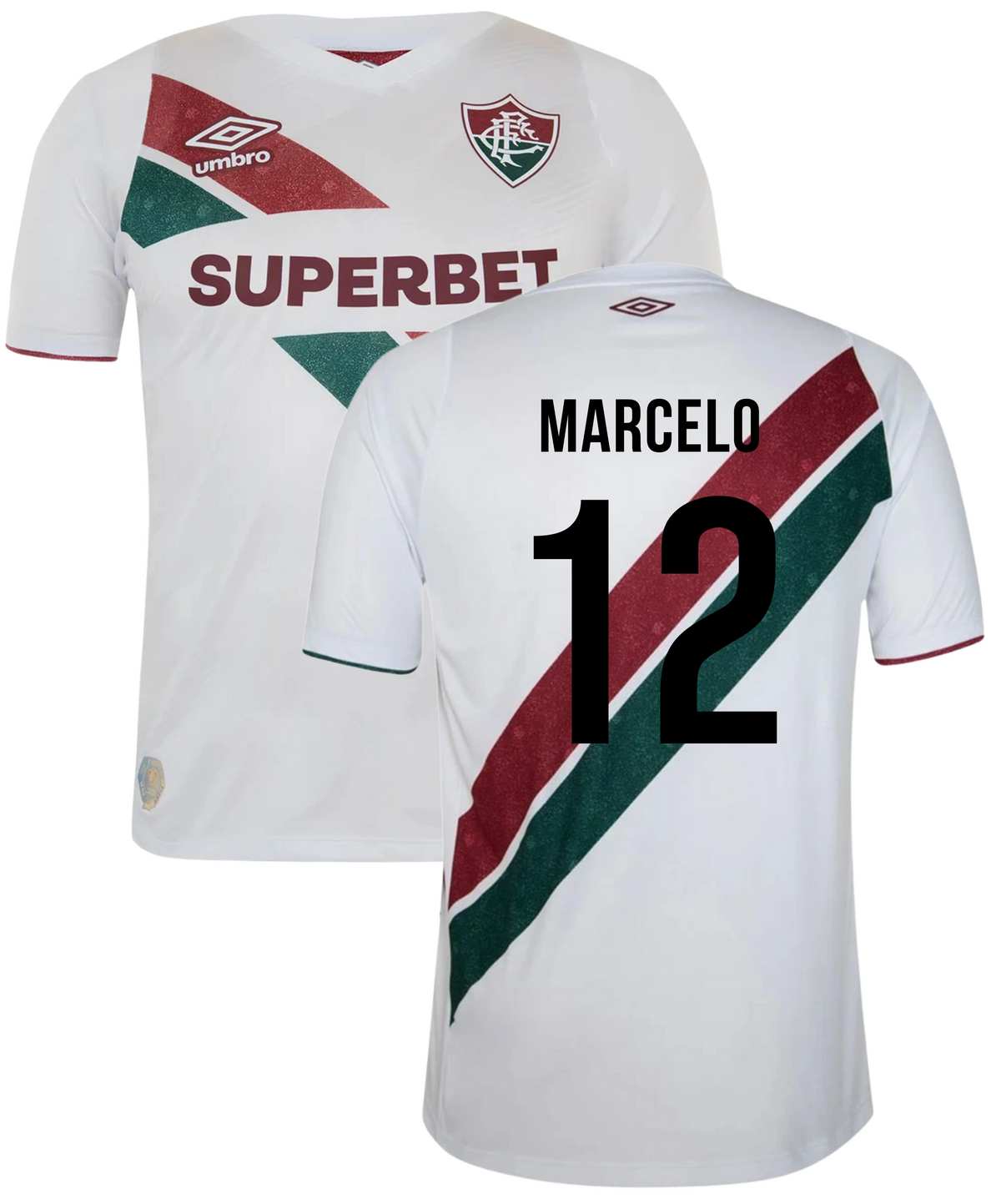 Fluminense Away Shirt 2025 + Marcelo Printing - Brazil Football