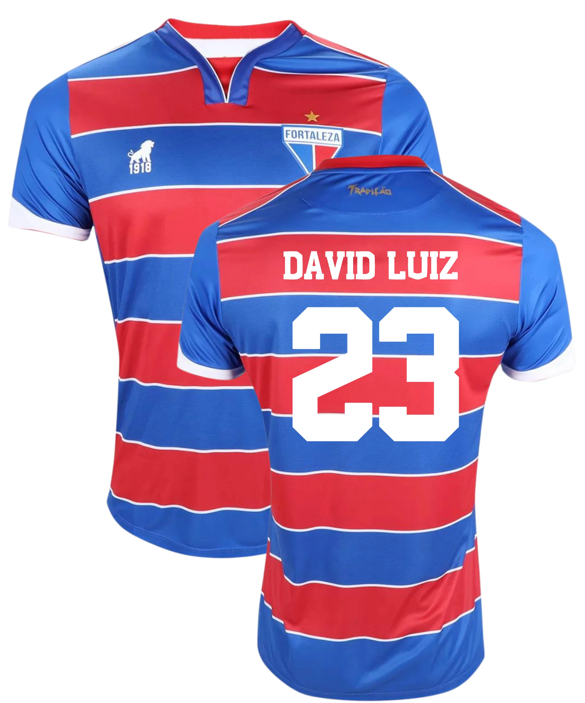 Fortaleza EC Home Shirt 2022 + David Luiz Printing - Brazil