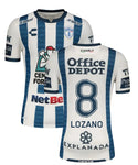 Pachuca Thuisshirt 2022 + Bedrukking Lozano - Voetbalshirt Mexico