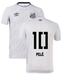 Santos Thuisshirt 2022 Bedrukking Pelé - Voetbalshirt Brazilië