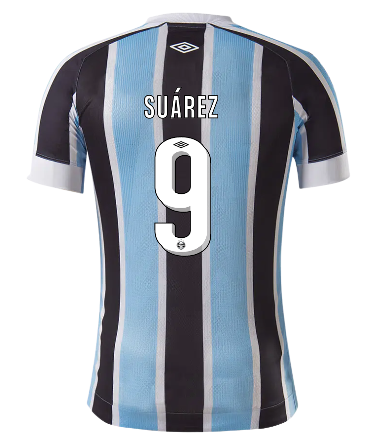 Grêmio Thuisshirt 2022 + Officiële Suárez 9 Bedrukking